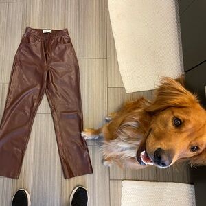 Abercrombie & Fitch leather pant